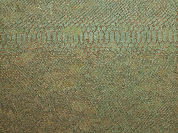 grabado tejido de corcho piton verde-articork