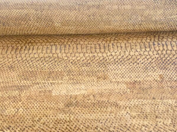 grabado tejido de corcho piton-articork