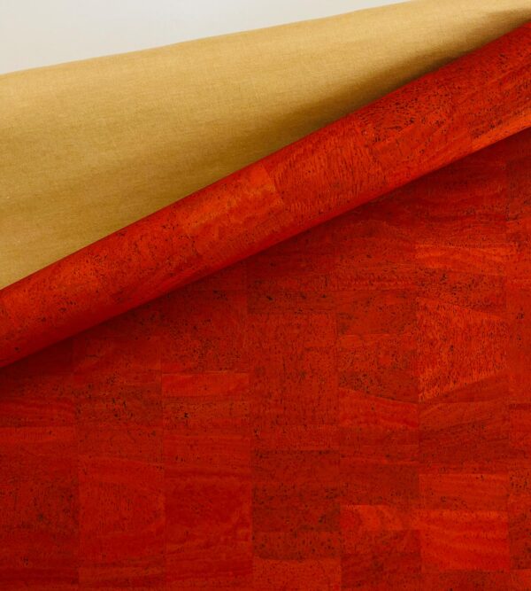 Textil de corcho rojo- Articork